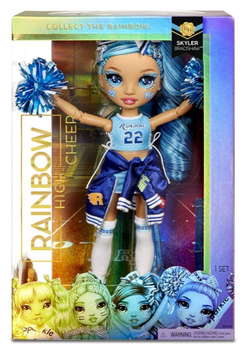 Boneca Rainbow High Cheer Lançamento, Boneca da moda, vestidos elegantes, Boneca Lider de Torcida