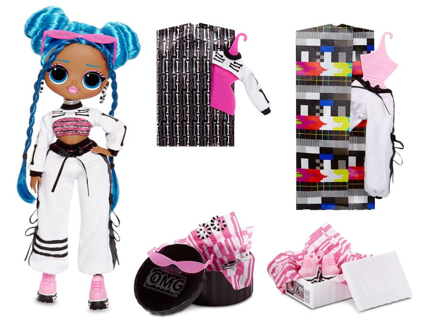 LOL Surprise OMG 2pçs Roller Chick + Chillax - Boneca LOL Grande Chillax, pronto envio