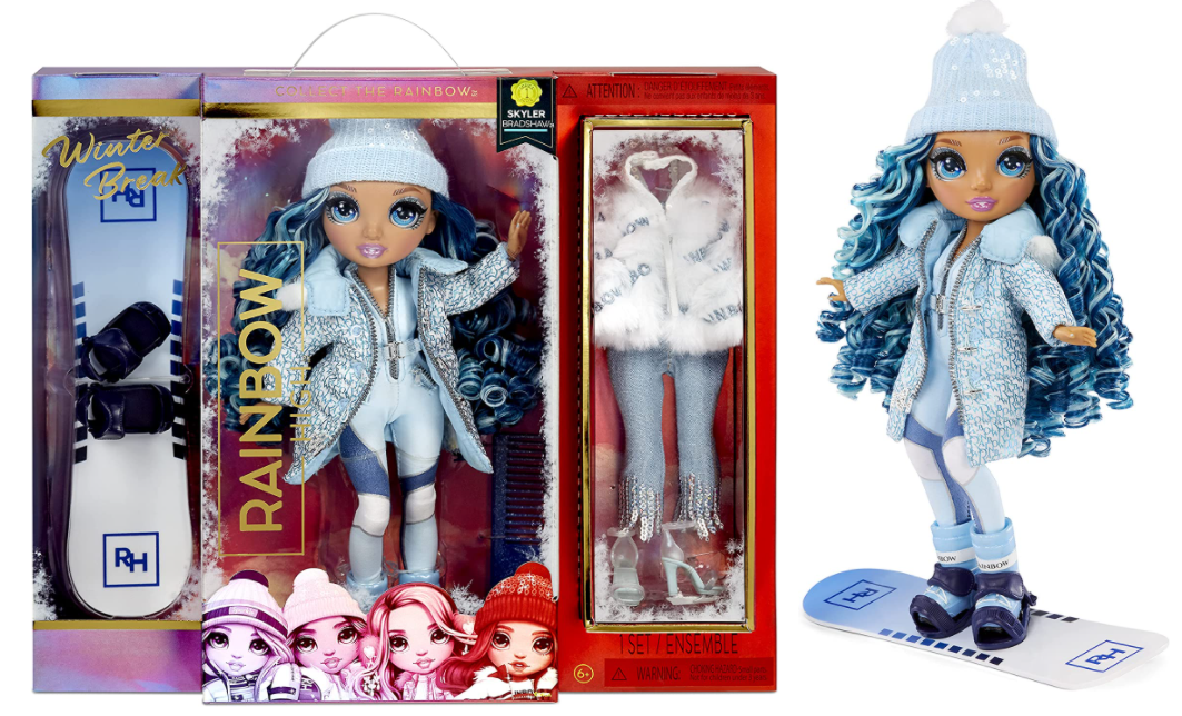 Boneca Rainbow High Winter Break: Skyler Bradshaw - Ferias de Inverno