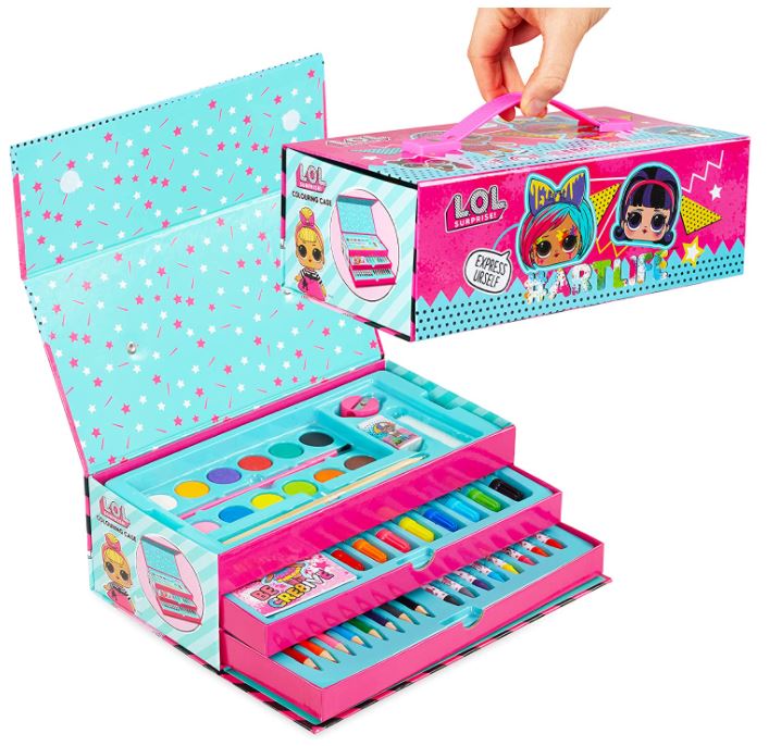 Kit de Colorir LOL Surprise 52 peças - Estojo para pintar LOL