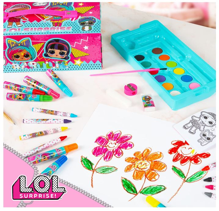 Kit de Colorir LOL Surprise 52 peças - Estojo para pintar LOL