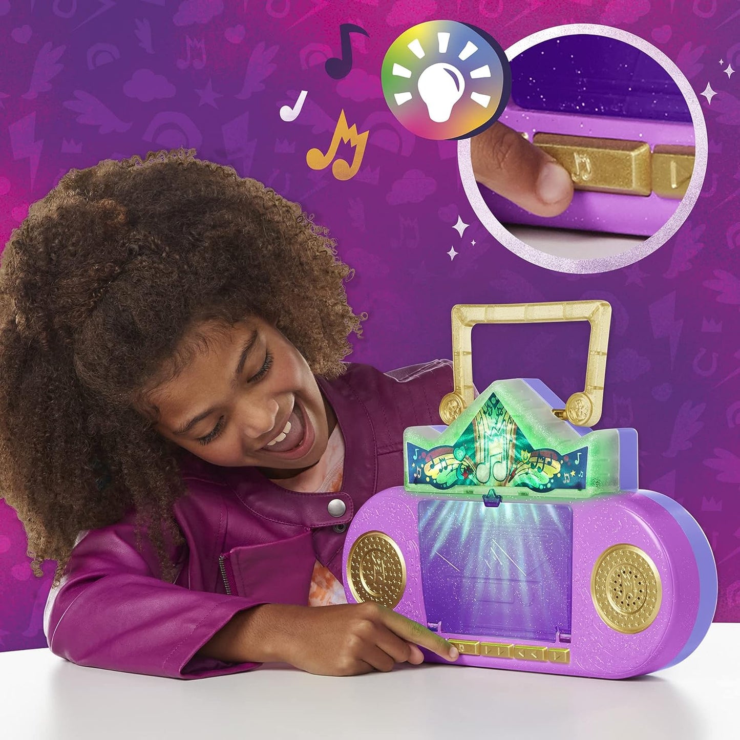 My Little Pony Brinquedo Musical 2 em 1: Karaoke e SPA, Playset com 20 peças