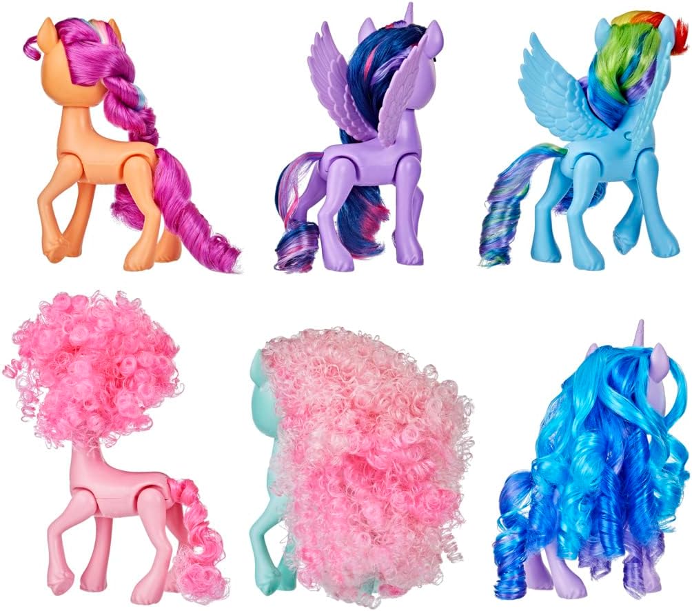 My Little Pony Rainbow Celebration, 6 figuras exclusivas colecionáveis Hasbro