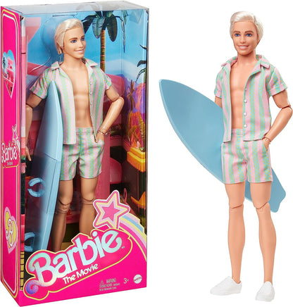 Boneco Ken filme Barbie 2023, Look surfista, item autentico, colecionável