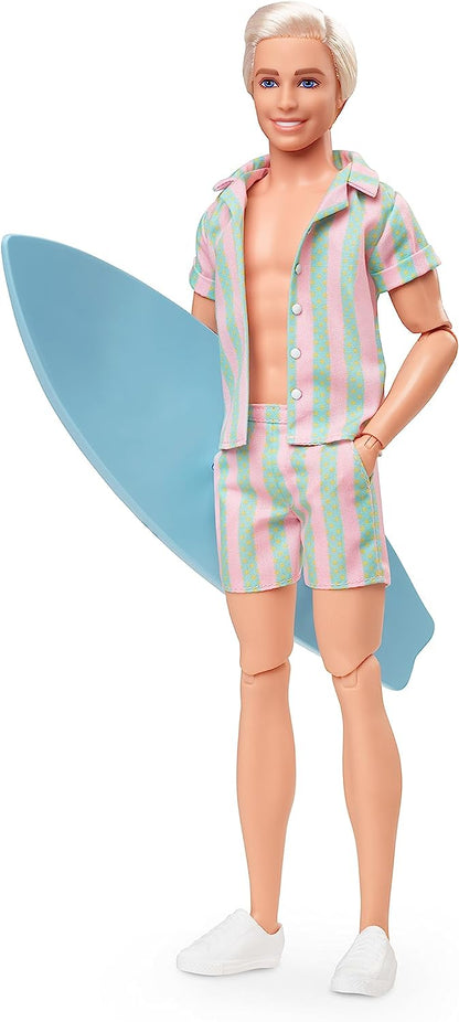 Boneco Ken filme Barbie 2023, Look surfista, item autentico, colecionável