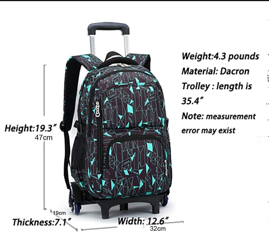 Conjunto Trolley Escolar 3 peças: Mochila + Lancheira + Porta Lápis: tamanho grande, rodas reforçadas, trolley amovível