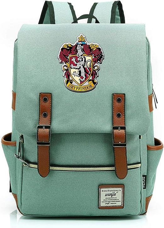 Mochila Escolar Harry Potter para meninos e meninas,