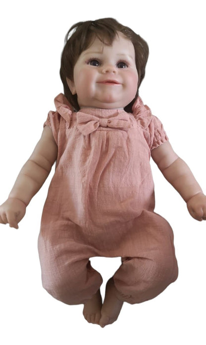 Boneca Bebe Reborn Sofia 50cm, olhos abertos, bebe realista