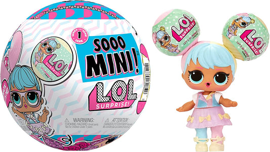 LOL Surprise Sooo Mini, Serie 1, com 8 surpresas, Mini Bolas, Edição Limitada,