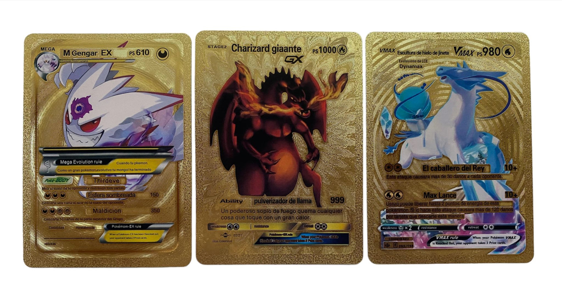 Cartas Douradas Pokémon - 20 Peças - GigaDeal