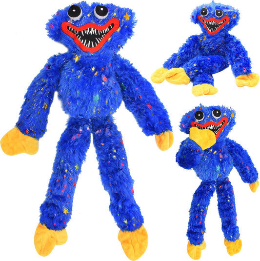 Poppy Playtime Peluche Huggy Wuggy, 40cm Azul brilhante,