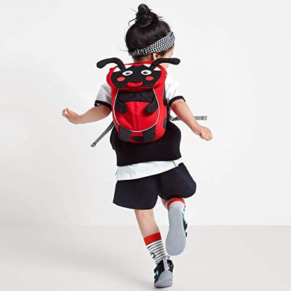 Mochila Inseto Ladybug para pre escola e infantário, mochila pequena, mochila fofinha para crianças pequenas