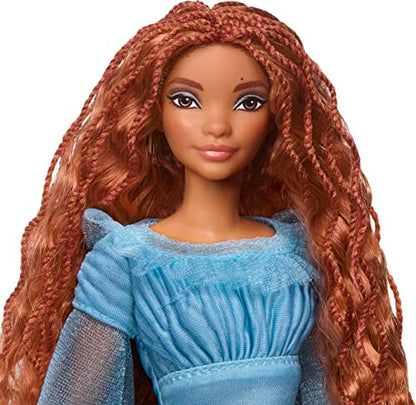 A pequena Sereia, Boneca Ariel 2023 Oficial Disney, com vestido azul