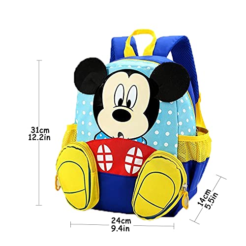 Mochila Mikckey, mochila Mickey Mouse infantil, mochila de grande capacidade para berçário e pre escola