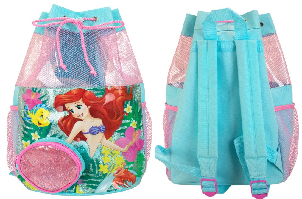 Saco de Praia/Natação 40cm Princesa Ariel