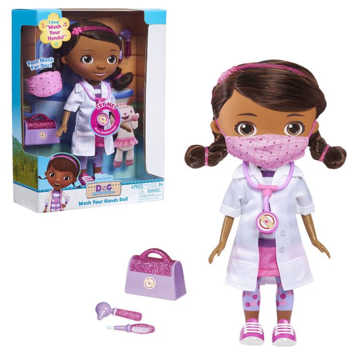 Boneca Musical Doutora Brinquedos McStuffins Toy Boneca 30cm eletrónica