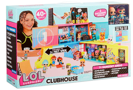 Lol Surprise Club House - Casa da LOL com +40 surpresas e 2 bonecas exclusivas