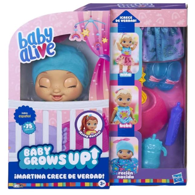 Baby Alive Grows Up Martina Cresce de Verdade