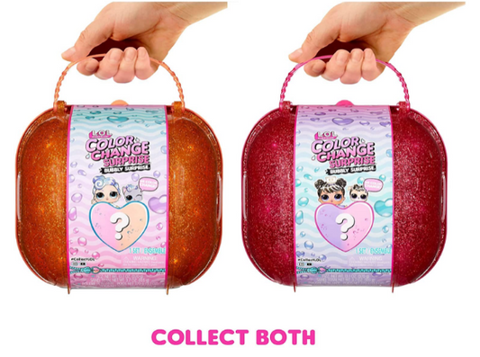 Maleta LOL Surprise Color Change Bubbly Surprise - com bonecas e animais de estimação