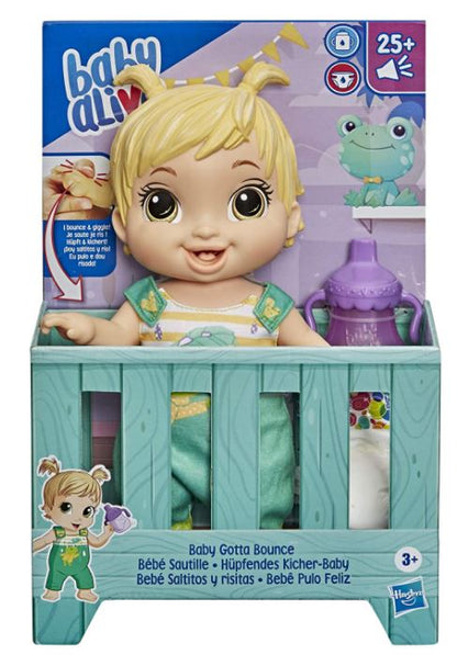 Baby Alive Baby Gotta Bounce - Baby Alive Pulo Feliz +25 sons