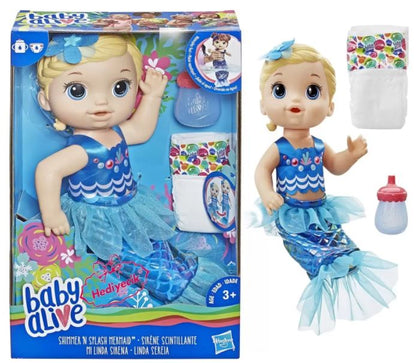 Baby Alive Sereia toma água e faz xixi - Vai a água