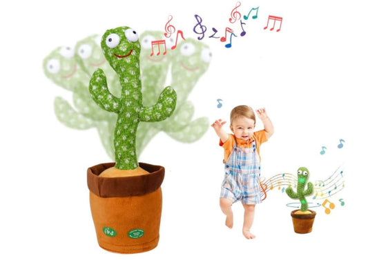 Cactus Dançarino, Repete Frases, dança, toca musicas e Brilha no Escuro