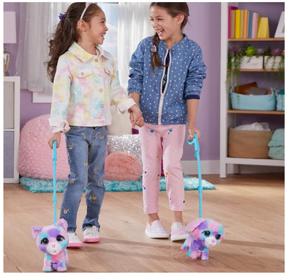 furReal Walkalots Cotton e Candy - 2 animais - brinquedo interativo,