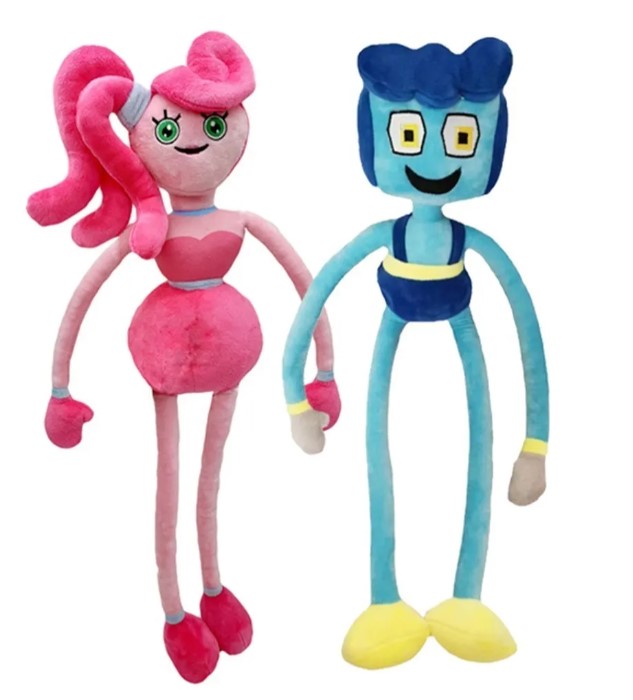 2 Pçs Poppy Playtime 48 cm Mommy Long Legs e Daddy Long Legs, Brinquedo Huggy Wuggy, envio imediato