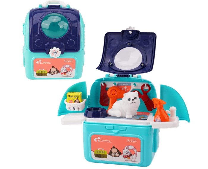 Kit Médico Veterinário Infantil Doctor Pet, Maleta com 12  acessórios