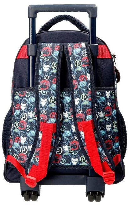 Mochila Marvel com rodas, tamanho grande