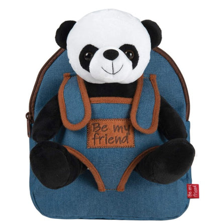 Mochila Panda com Peluche incluso, Be My Friend