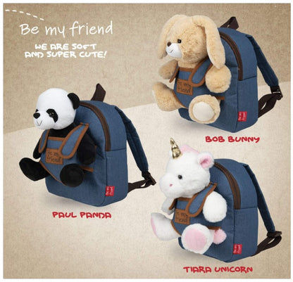 Mochila Panda com Peluche incluso, Be My Friend