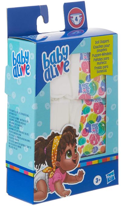 Baby Alive Fraldas Recarga Fraldinhas de Boneca - Envio imediato